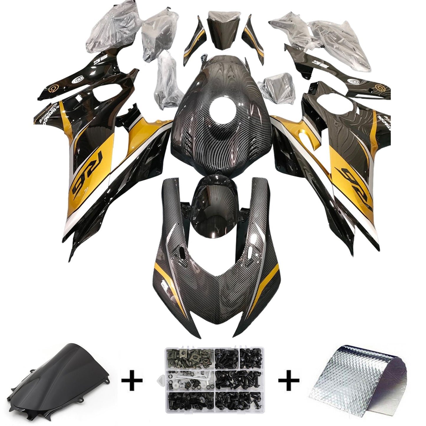 2017-2023 Yamaha YZF-R6 Fairing Kit Bodywork Plastic ABS