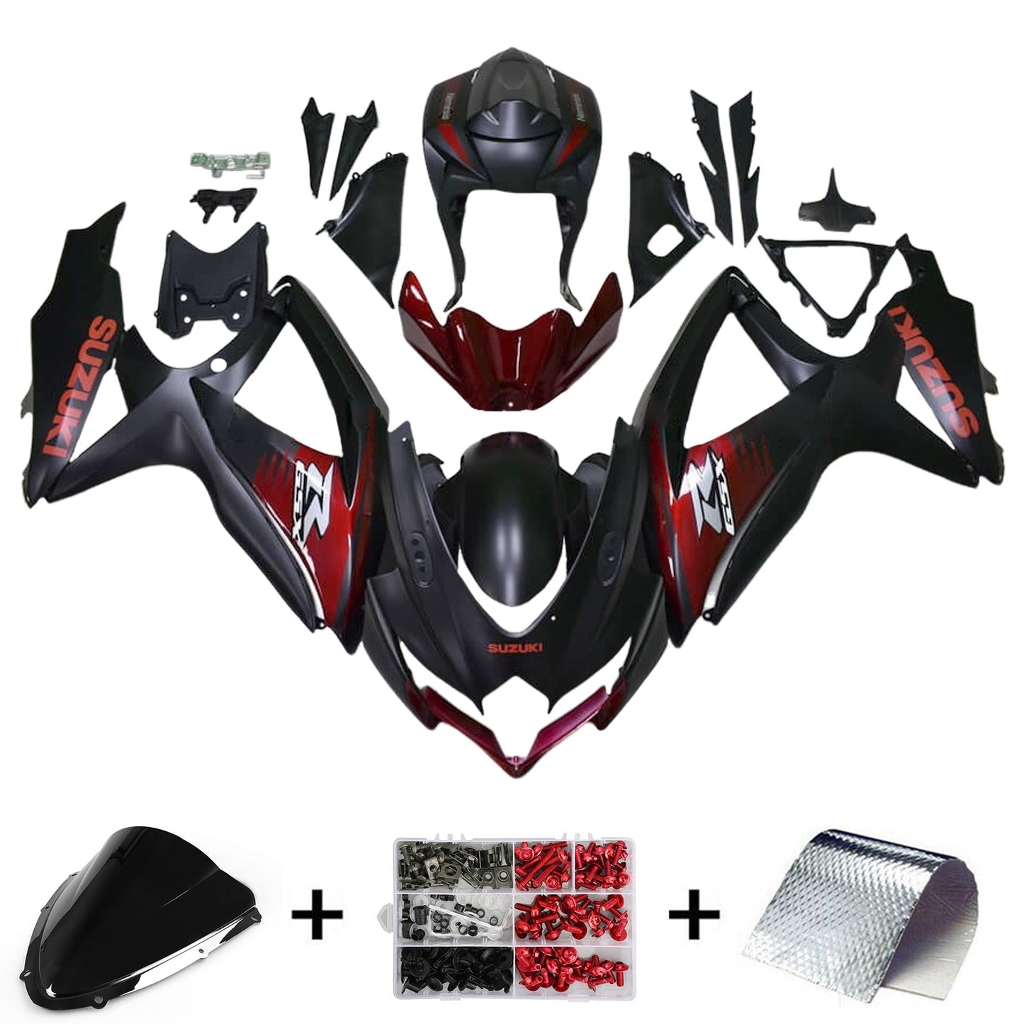 2008-2010 Suzuki GSXR 600/750 K8 Fairing Kit Bodywork Plastic ABS
