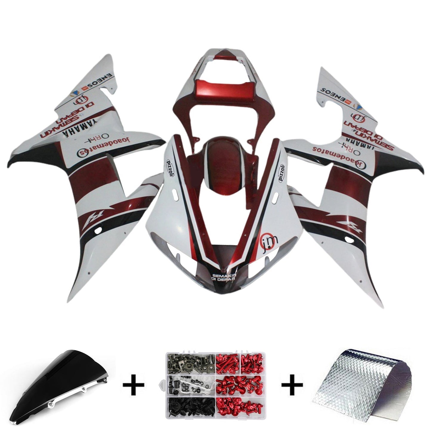 2002-2003 Yamaha YZF 1000 R1 Fairing Kit Bodywork Plastic ABS