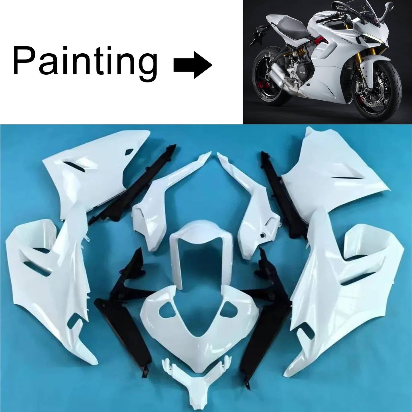 2021-2024 Ducati Supersport 950 950S Fairing Kit Bodywork