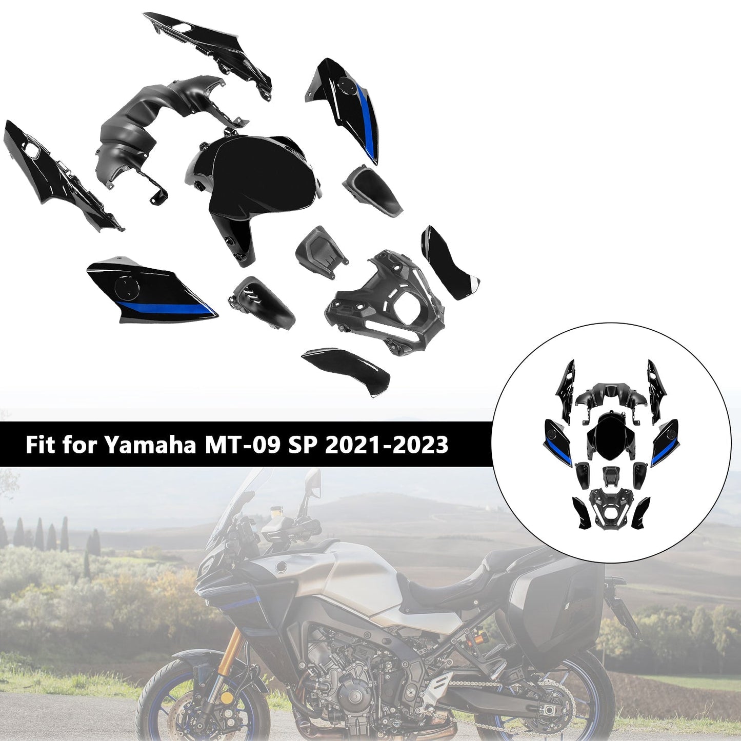 2021-2023 Yamaha MT-09 / MT-09 SP Fairing Kit