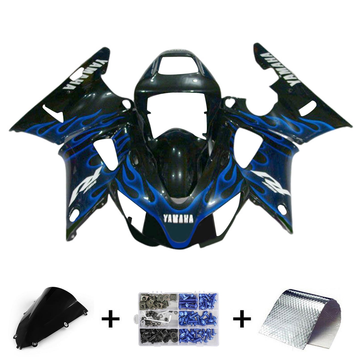 1998-1999 Yamaha YZF-R1 Fairing Kit Bodywork Plastic ABS