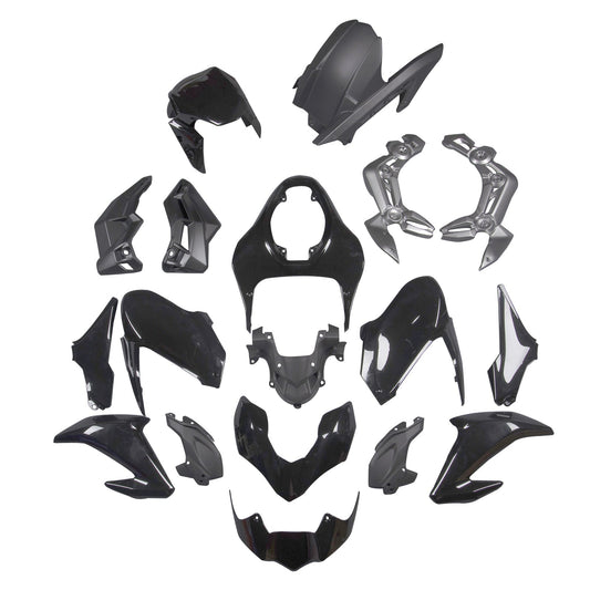 2017-2019 Fairing Fit for Kawasaki Z900 Gloss Black Injection Plastic Bodywork Generic