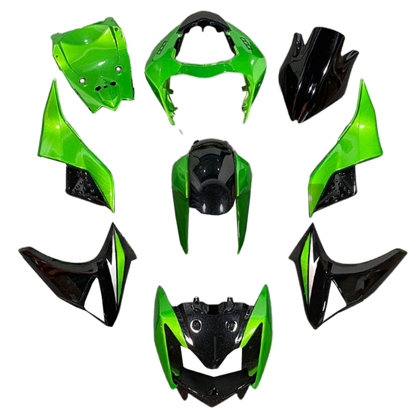 2007-2009 Kawasaki Z1000 Fairing Kit Bodywork Plastic ABS