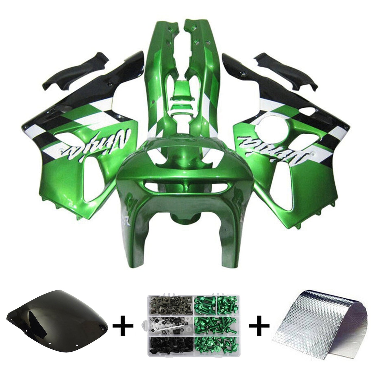 1994-1997 Kawasaki ZX-6R Fairing Kit Bodywork Plastic ABS