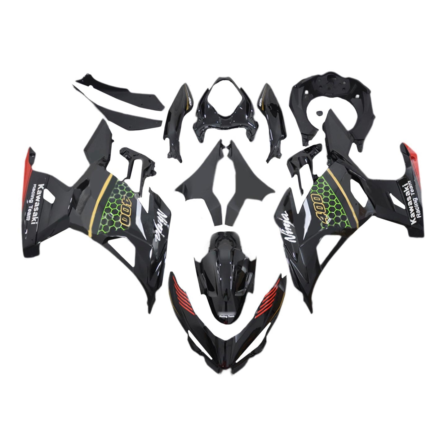 2018-2024 Kawasaki EX400 Ninja400 Fairing Kit Bodywork Plastic ABS