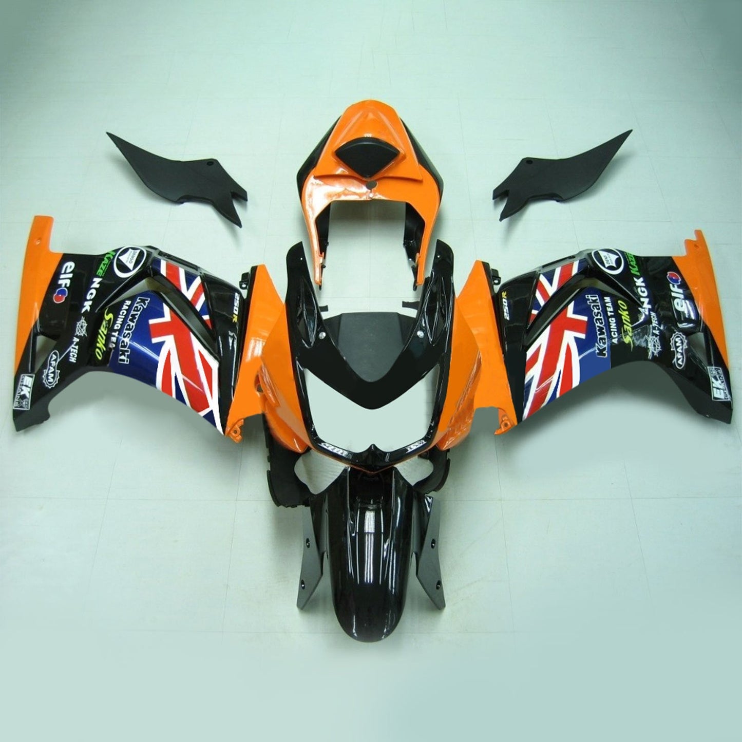 2008-2012 Kawasaki EX250/Ninja250R Fairing Kit Bodywork Plastic ABS