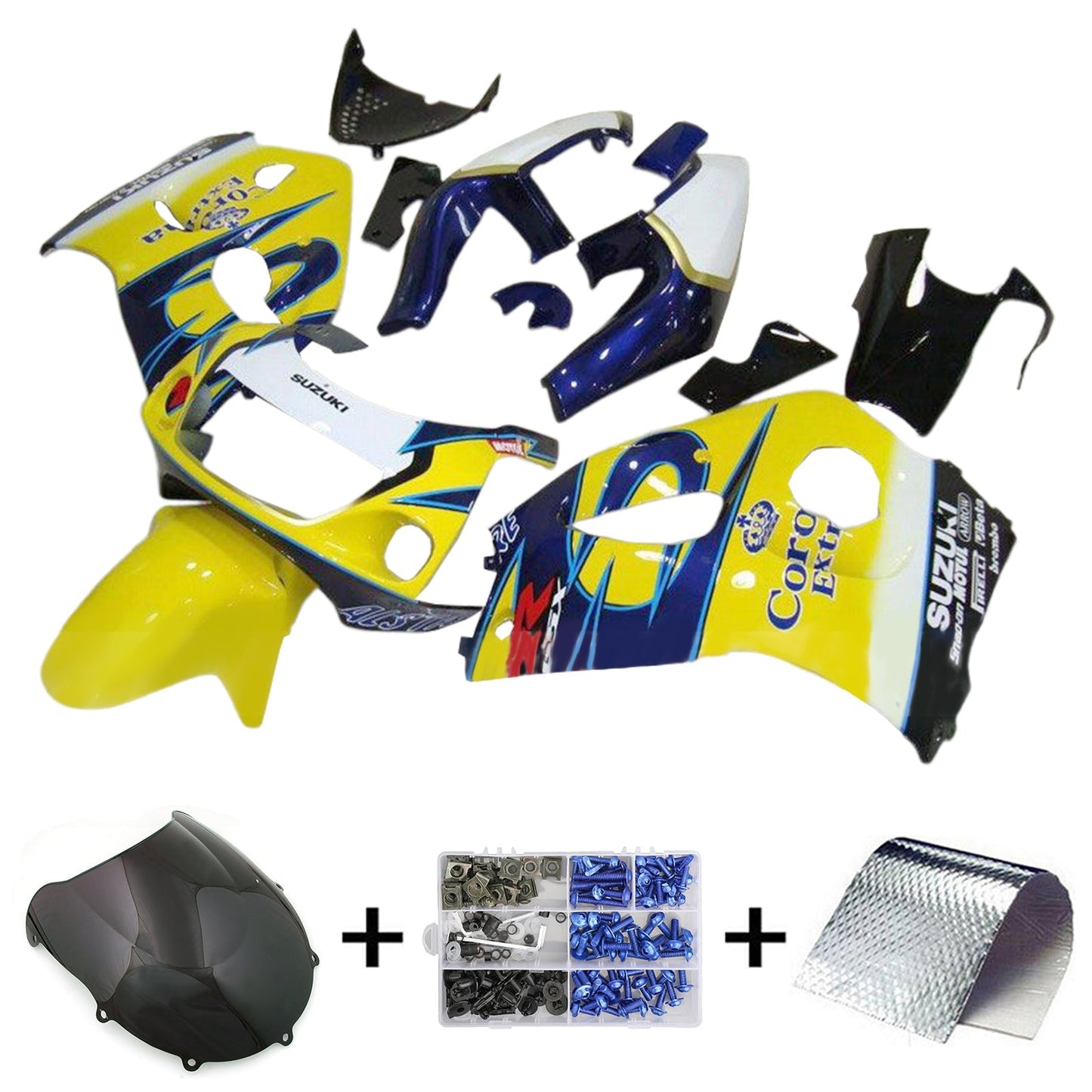Suzuki GSXR600 1996-2000 GSXR750 1996-1999 Fairing Kit Bodywork