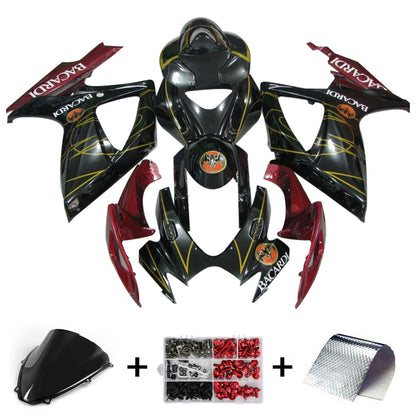 2006-2007 Suzuki GSXR 600/750 K6 Fairing Kit Bodywork Plastic ABS