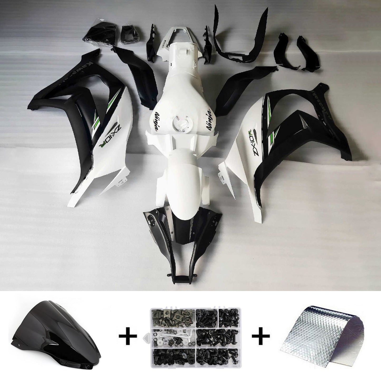2016-2020 Kawasaki ZX10R Fairing Kit Bodywork Plastic ABS