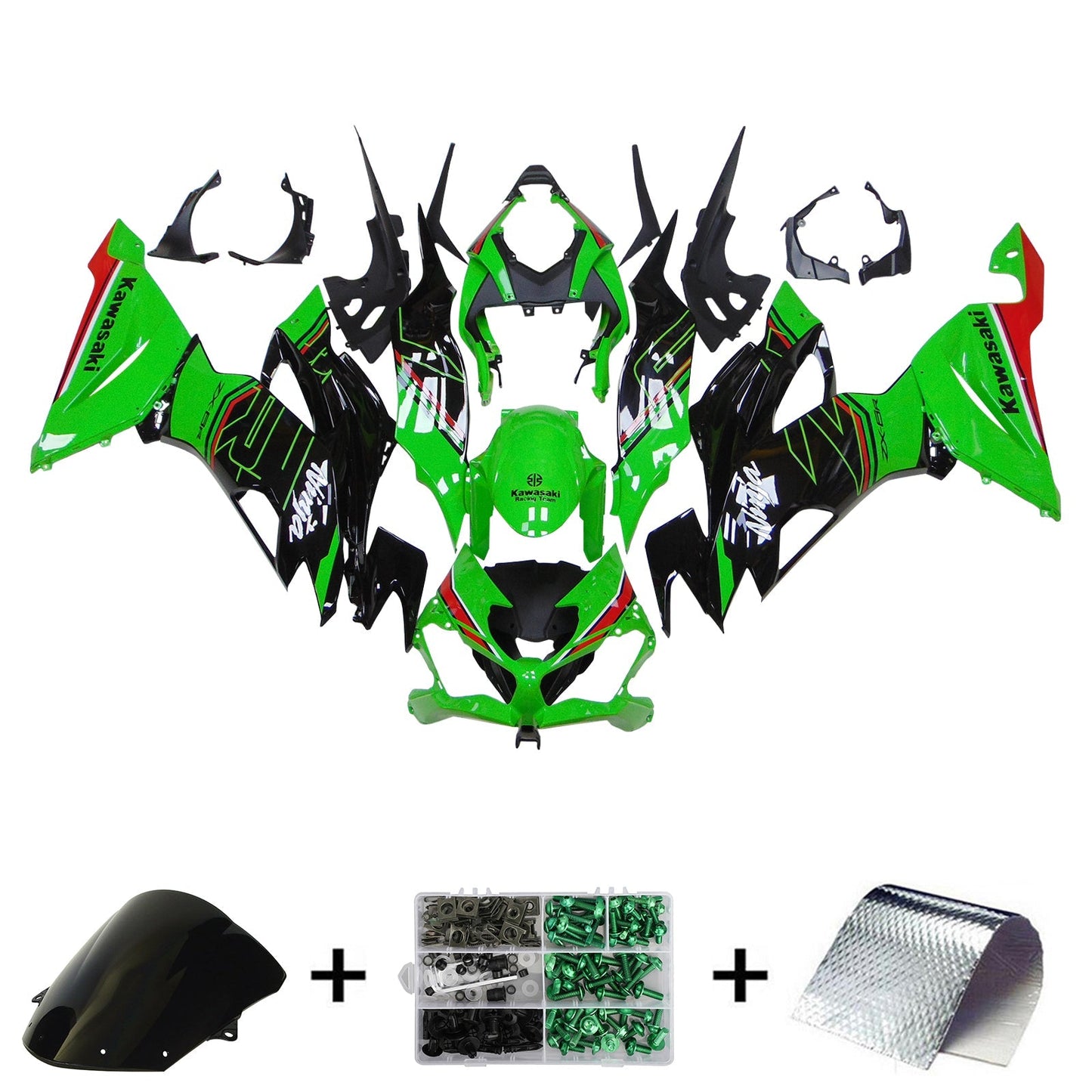 2019-2023 Kawasaki ZX6R Fairing Kit Bodywork Plastic ABS