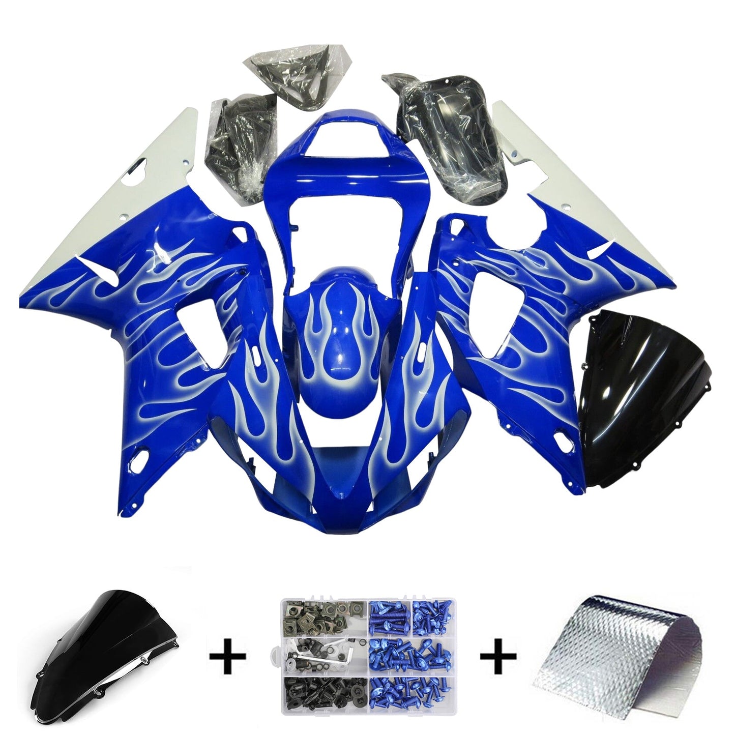 2000-2001  Yamaha YZF 1000 R1 Fairing Kit Bodywork Plastic ABS