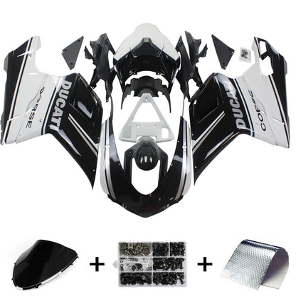 2007-2011 Ducati 1098 1198 848 Fairing Kit Bodywork ABS