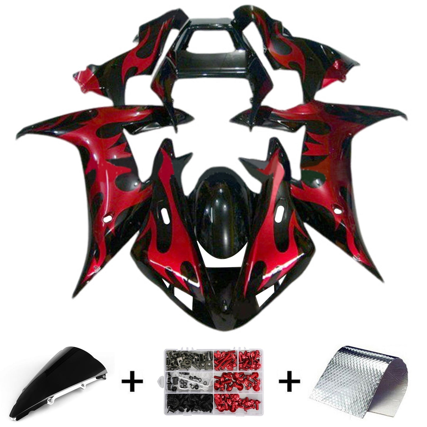 2002-2003 Yamaha YZF 1000 R1 Fairing Kit Bodywork Plastic ABS