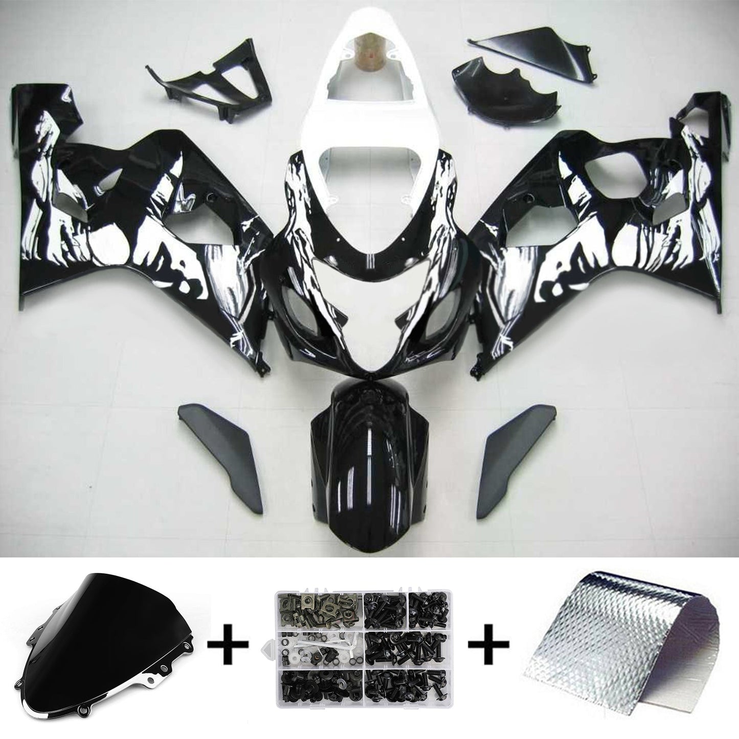 2004-2005 Suzuki GSXR 600/750 Fairing Kit Bodywork Plastic ABS