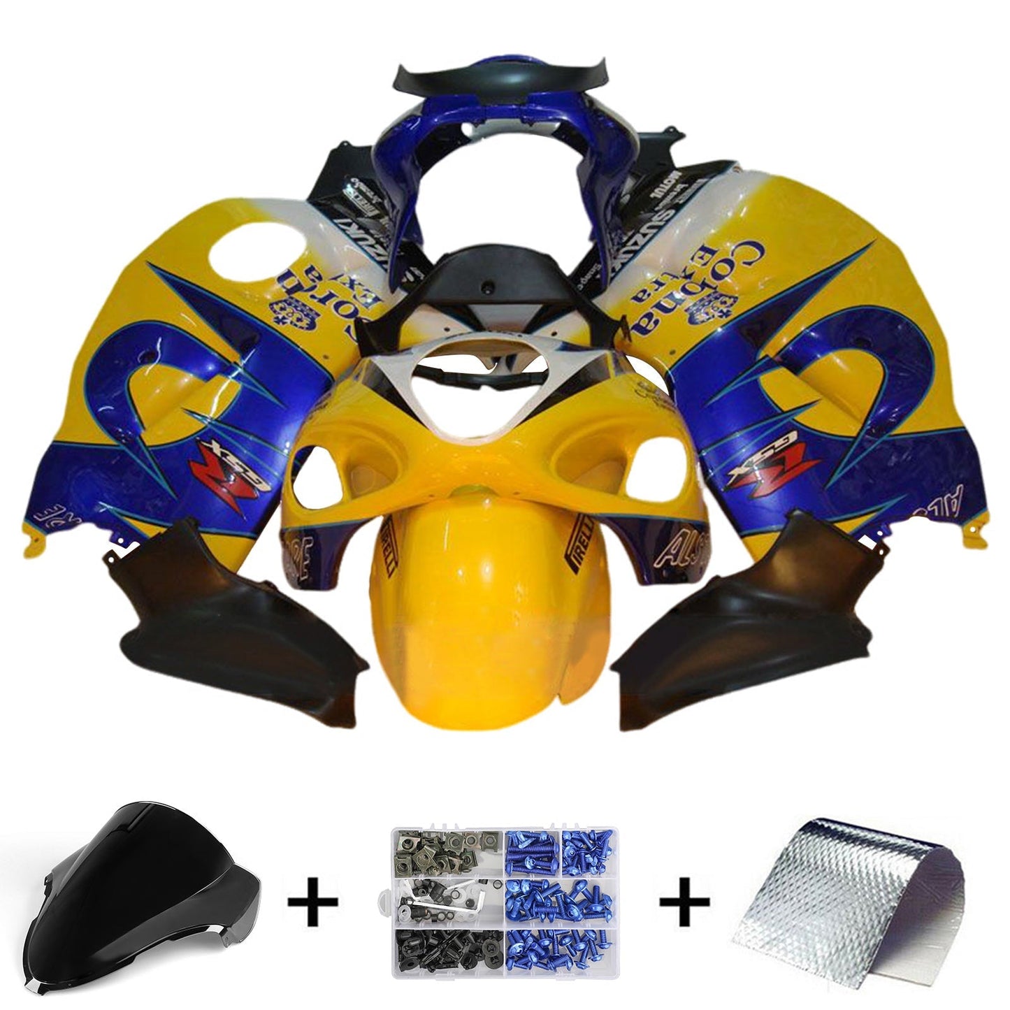 1999-2007 Suzuki Hayabusa GSX1300R Fairing Kit Bodywork Plastic ABS