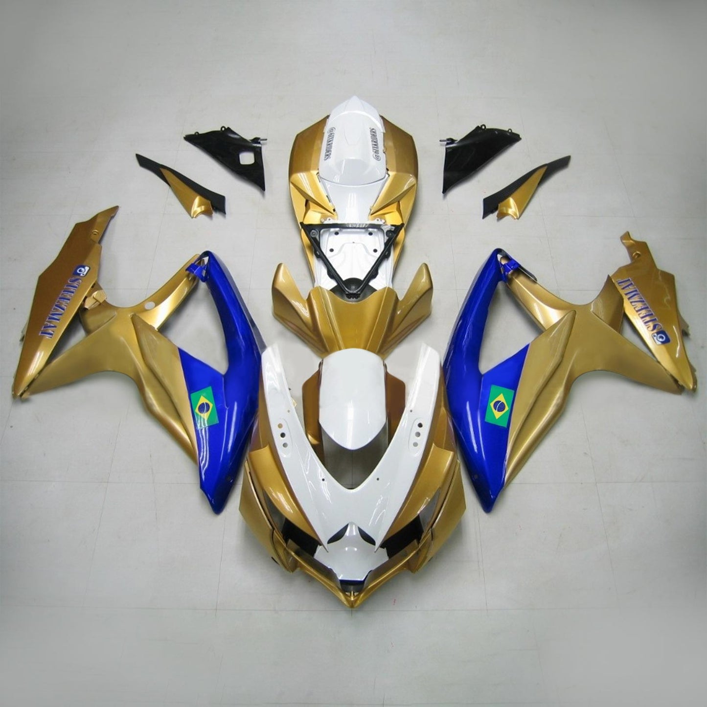 2008-2010 Suzuki GSXR 600/750 K8 Fairing Kit Bodywork Plastic ABS