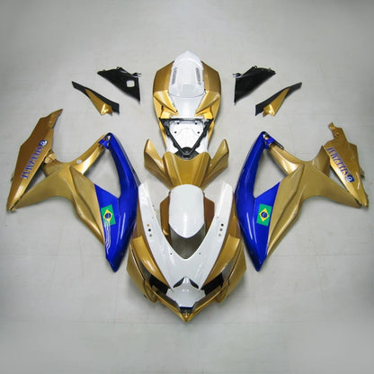 2008-2010 Suzuki GSXR 600/750 K8 Fairing Kit Bodywork Plastic ABS
