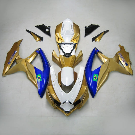 2008-2010 Suzuki GSXR 600/750 K8 Fairing Kit Bodywork Plastic ABS