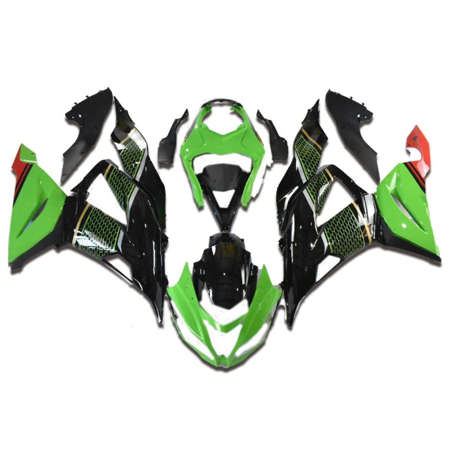 2013-2018 Kawasaki ZX6R 636 Fairing Kit Bodywork Plastic ABS