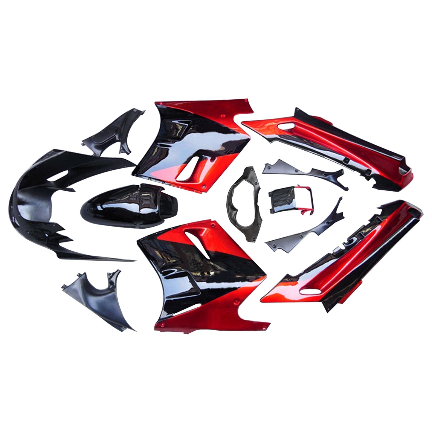 1990-1992 Kawasaki ZZR1100 Fairing Kit Bodywork ABS