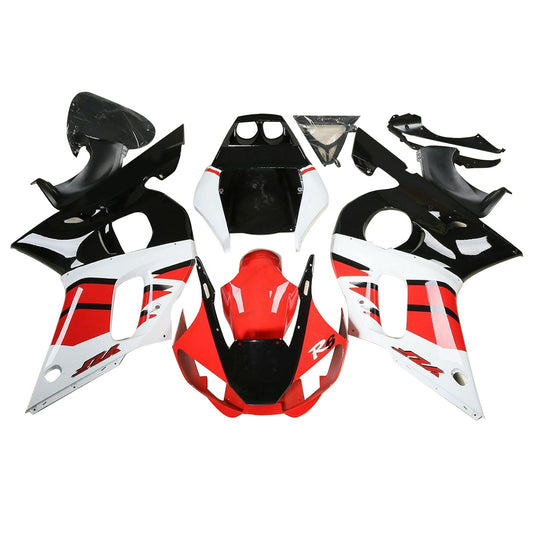 1998-2002 Fairing Kit For YAMAHA YZF R6 Red White Black Generic