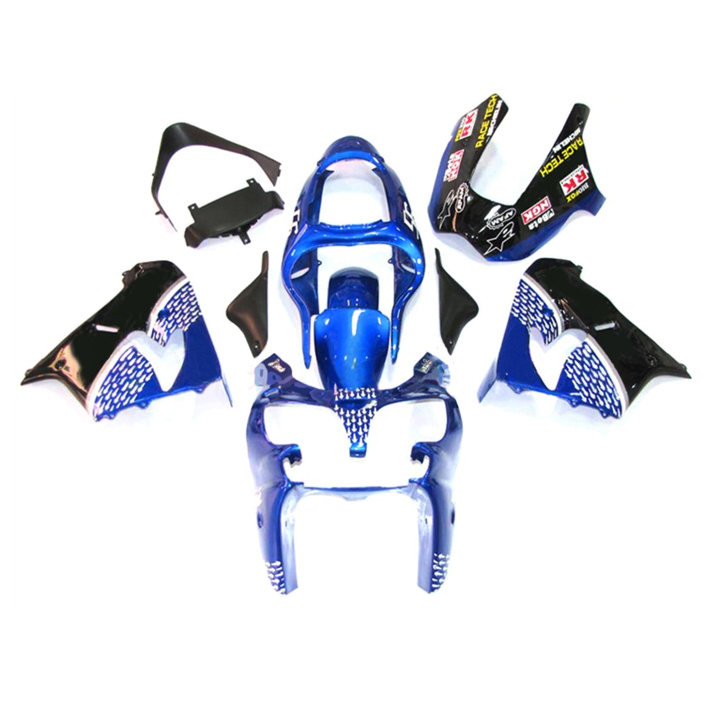 2002-2003 Kawasaki ZX9R Fairing Kit Bodywork Plastic ABS