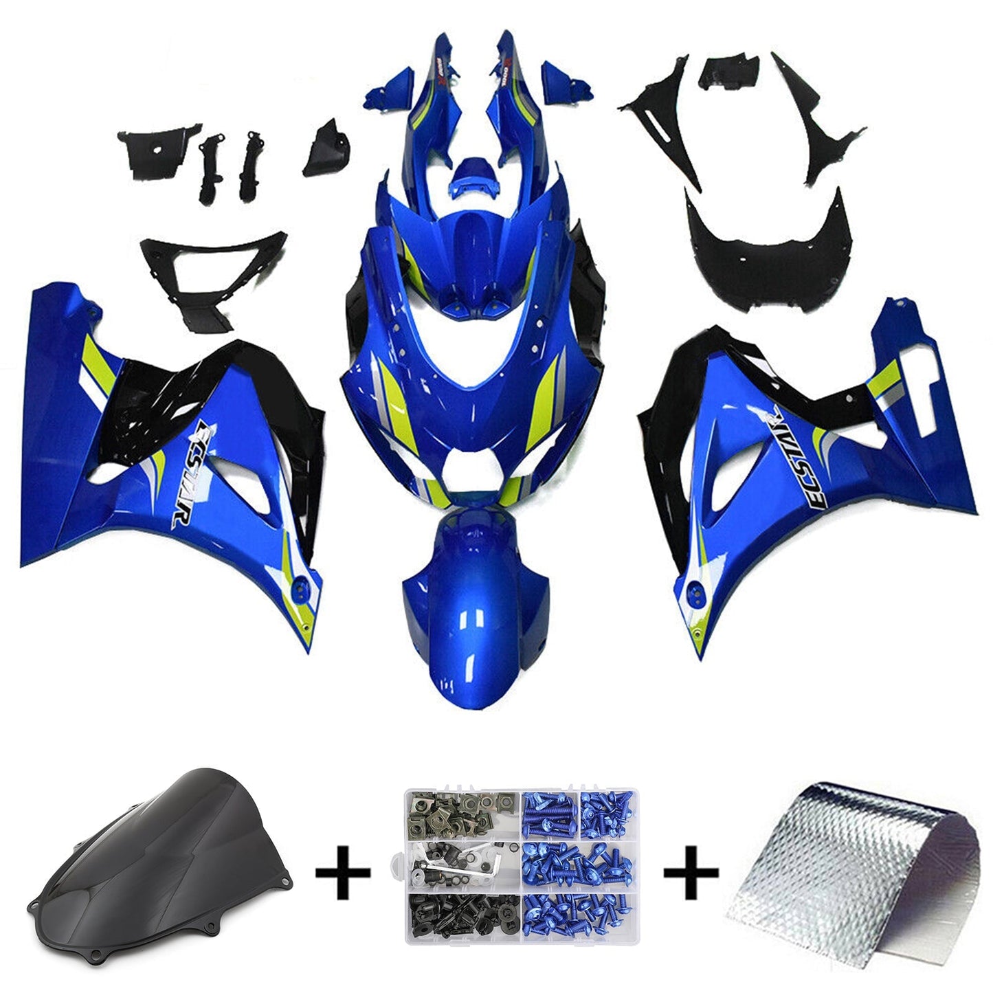 2017-2024 Suzuki GSXR1000 K17 Fairing Kit Bodywork Plastic ABS