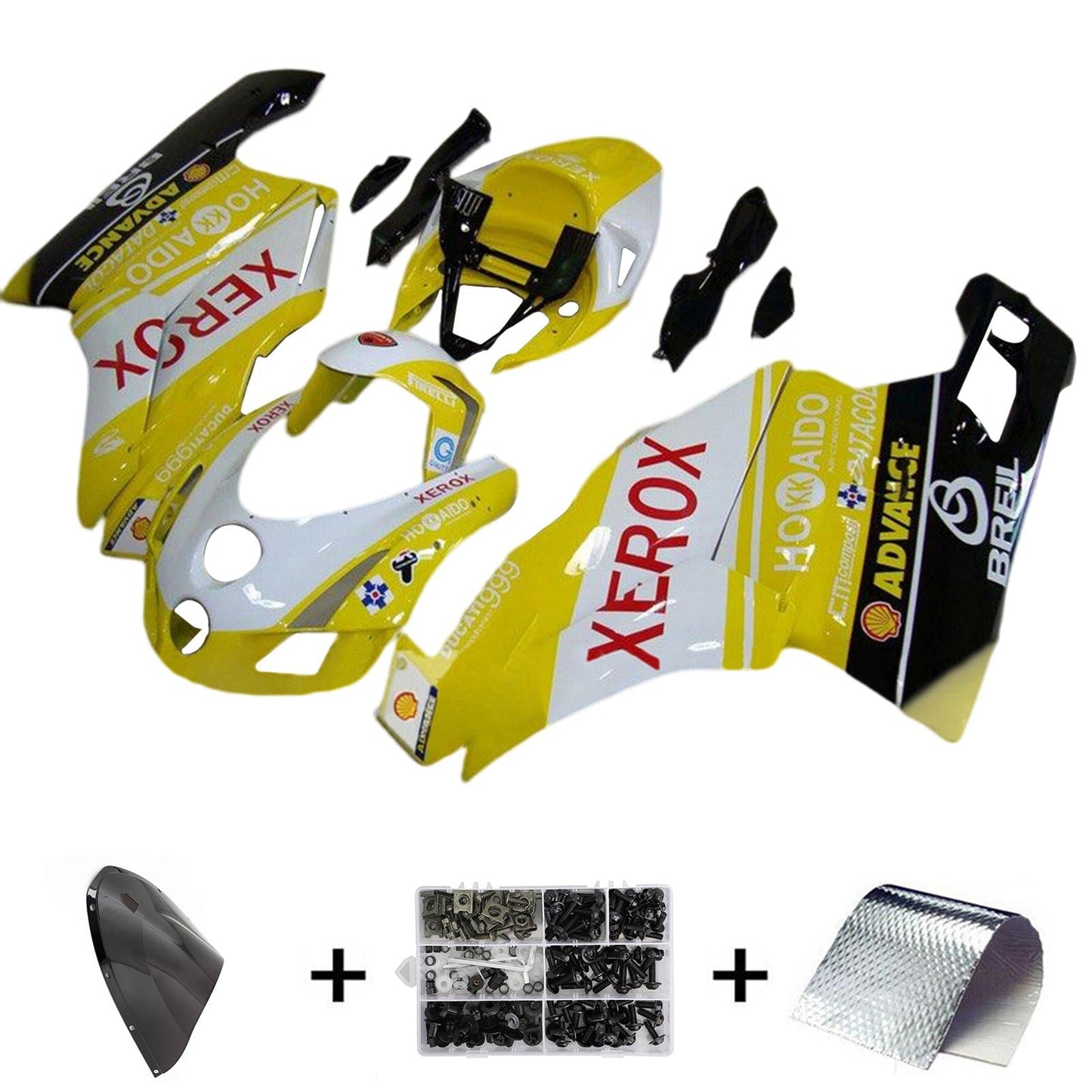 2003 2004 Ducati 999 749 Fairing Kit Bodywork ABS