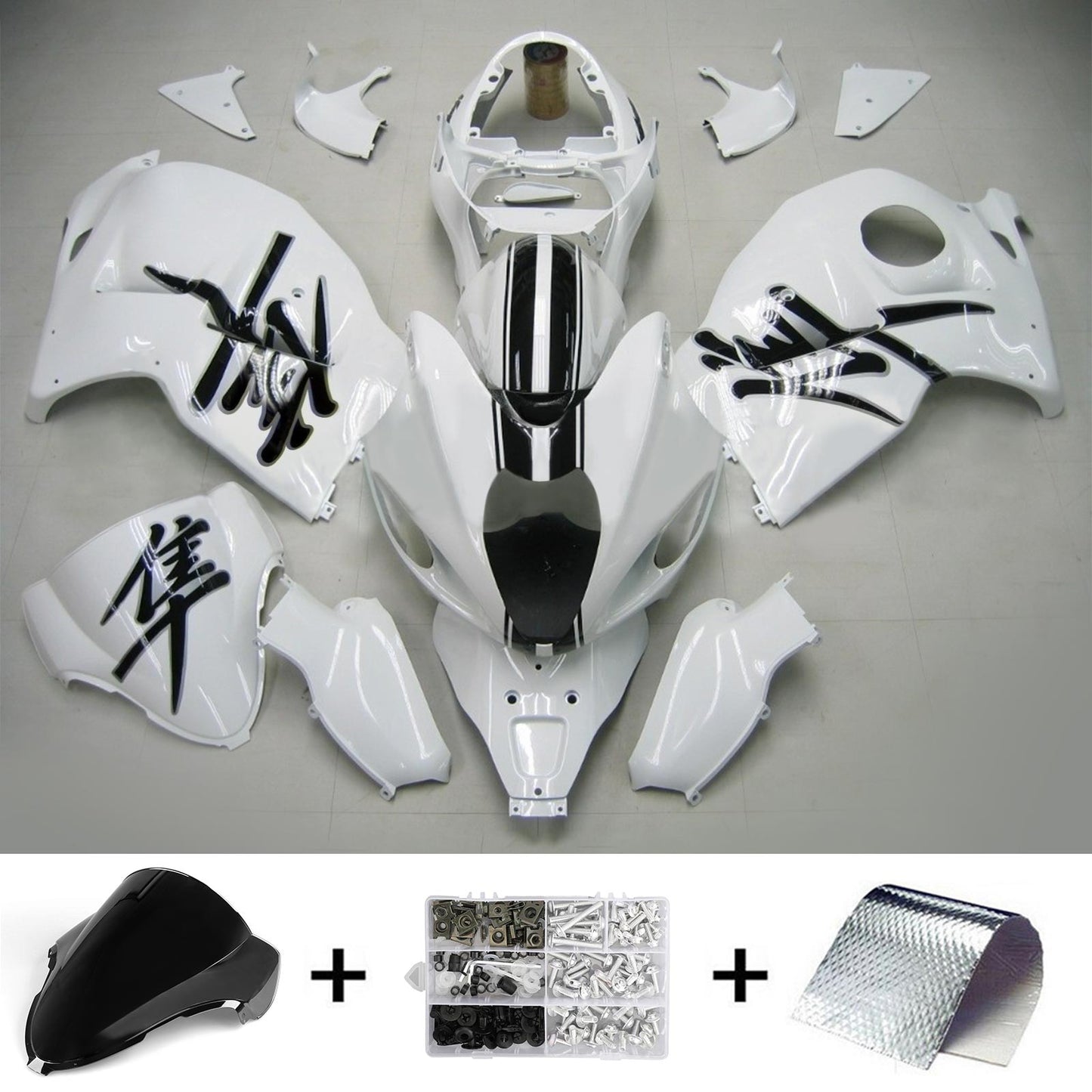 1999-2007 Suzuki Hayabusa GSXR1300 Fairing Kit Bodywork Plastic ABS