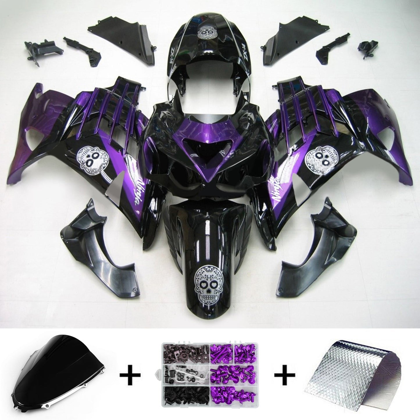 2012-2022 Kawasaki ZX14R ZZR1400 Fairing Kit Bodywork