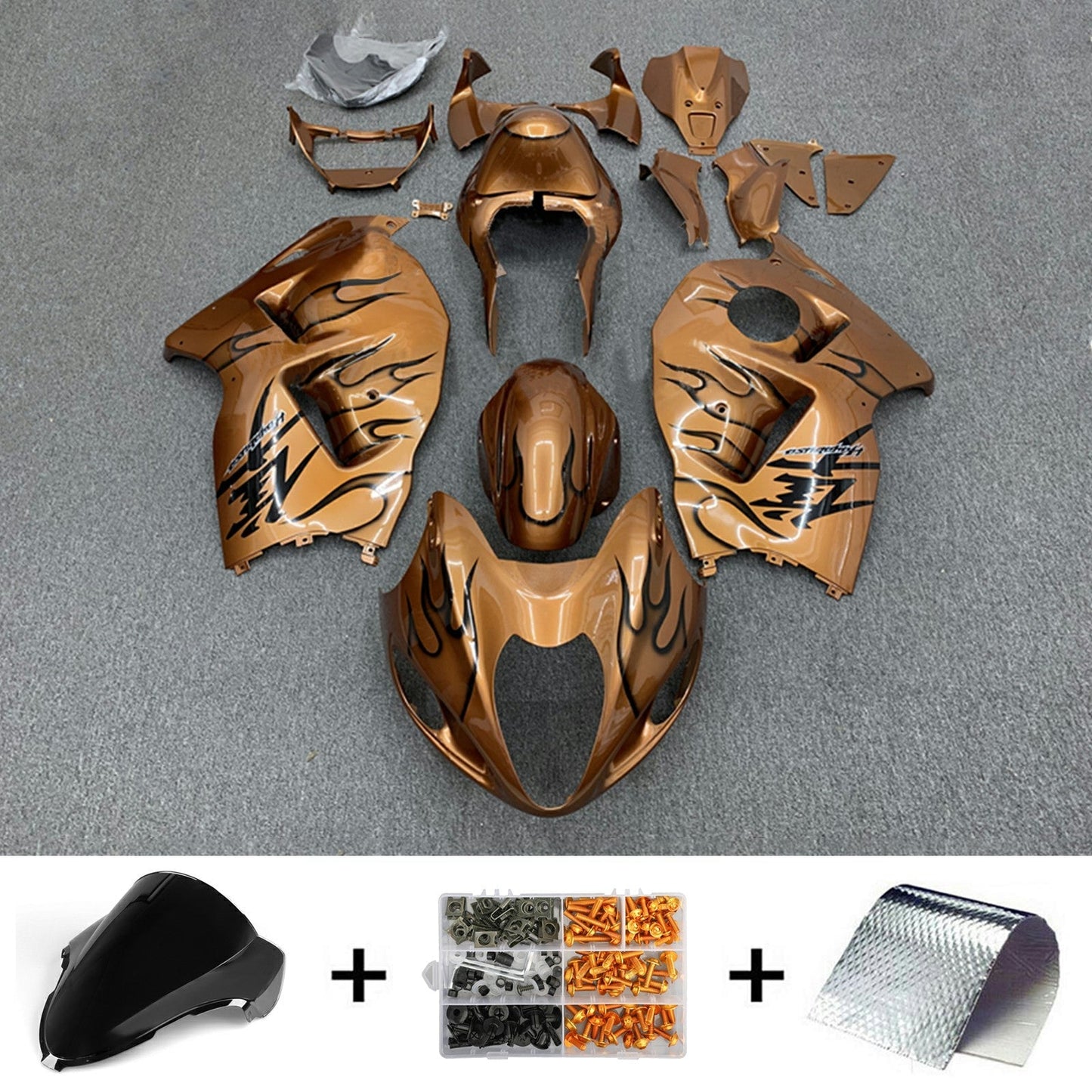 1999-2007 Suzuki Hayabusa GSX1300R Fairing Kit Bodywork Plastic ABS