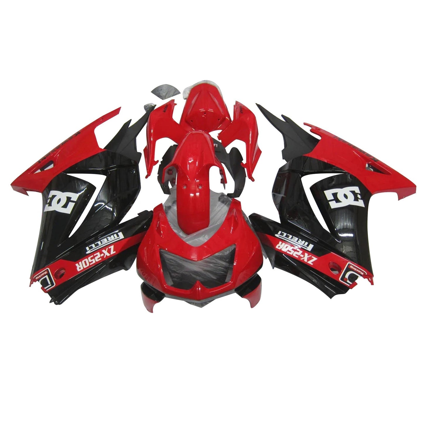 2008-2012 Kawasaki EX250 Ninja250R Fairing Kit Bodywork Plastic ABS