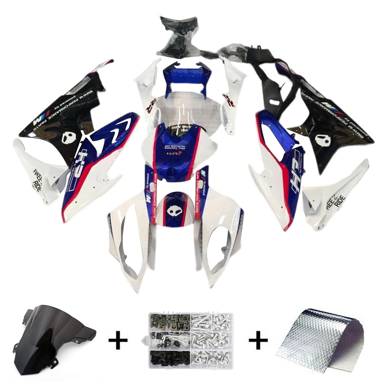 2017-2018 BMW S1000RR Fairing Kit Bodywork Plastic ABS