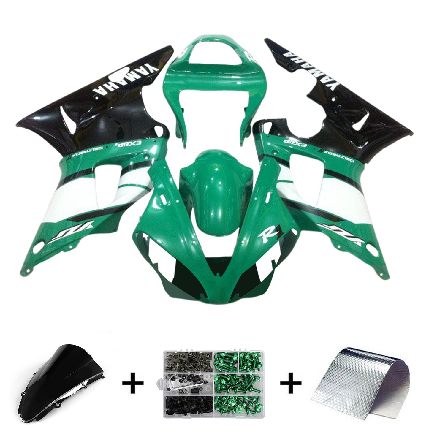 2000-2001  Yamaha YZF 1000 R1 Fairing Kit Bodywork Plastic ABS