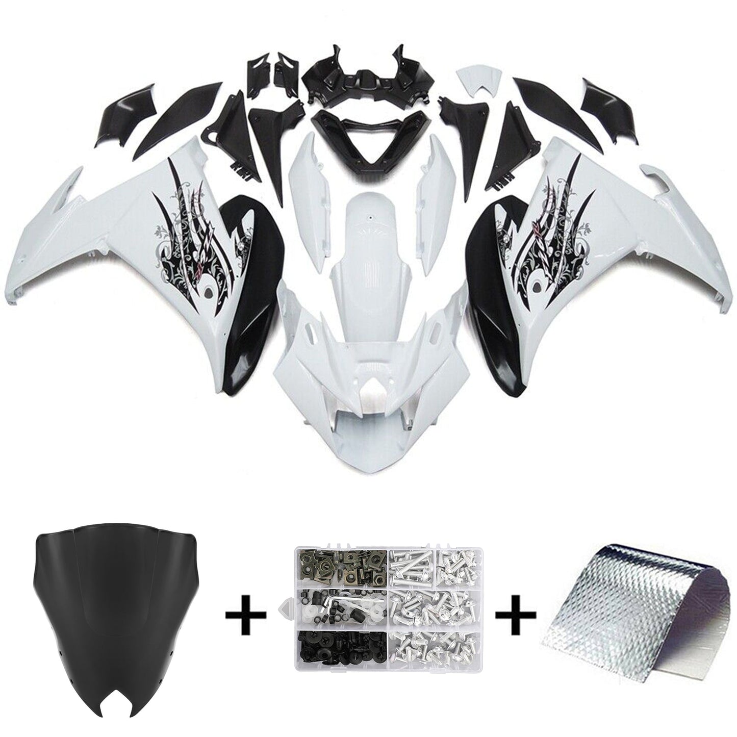 2009-2015 Yamaha FZ6R Fairing Kit Bodywork Plastic ABS