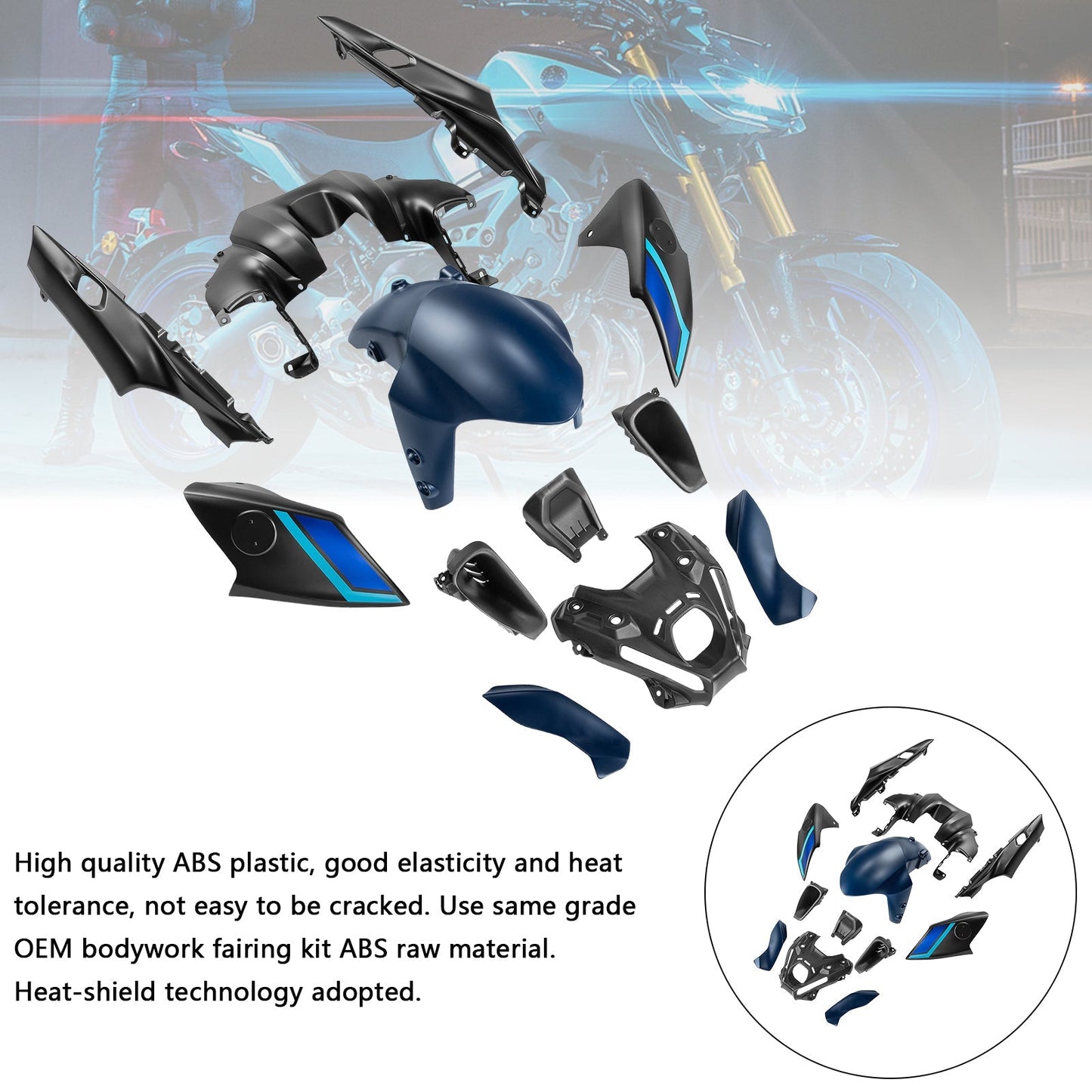 2021-2023 Yamaha MT-09 / MT-09 SP Fairing Kit