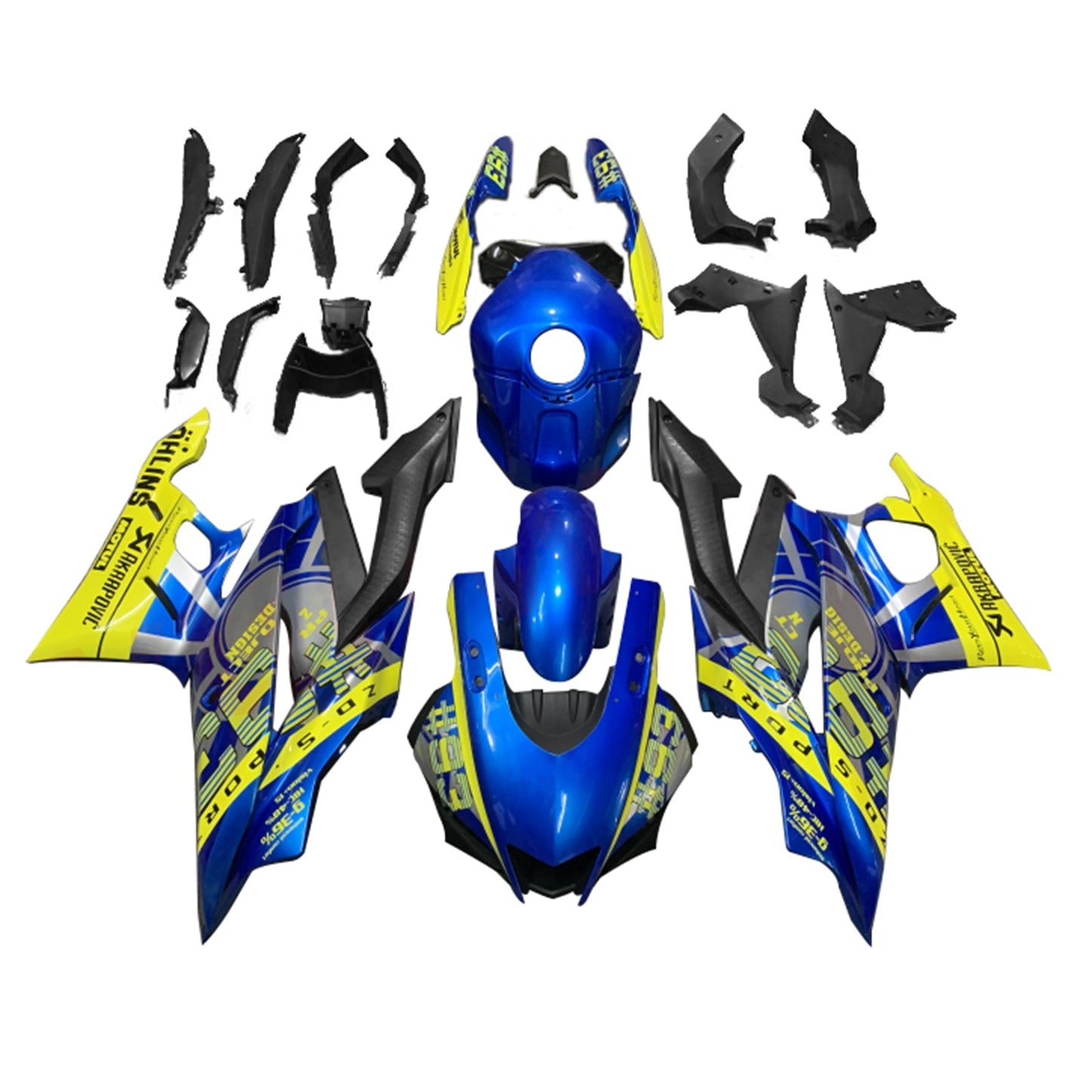 2022-2024 Yamaha YZF-R3 R25 Fairing Kit Bodywork Plastic ABS