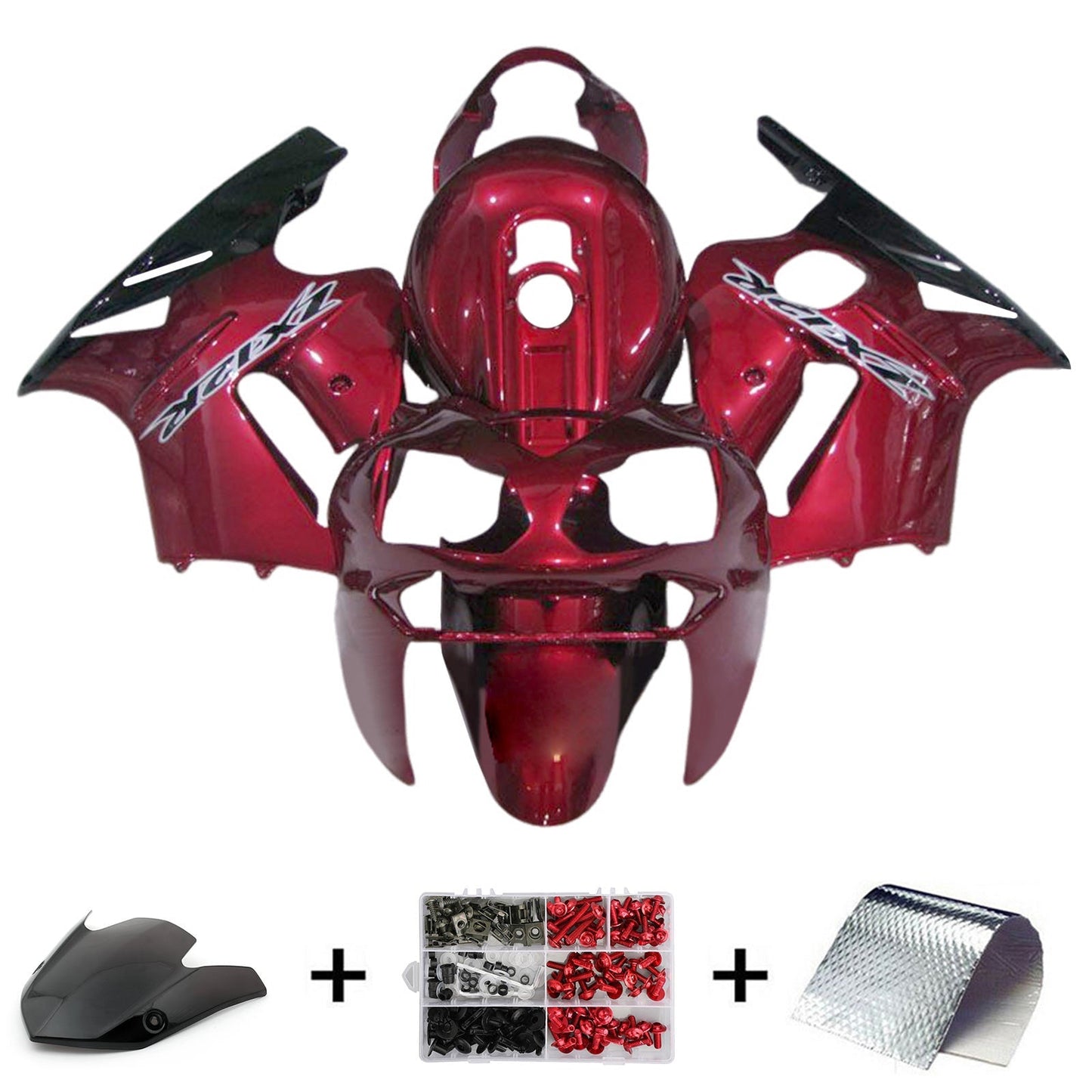 2002-2005 Kawasaki ZX12R Fairing Kit Bodywork Plastic ABS