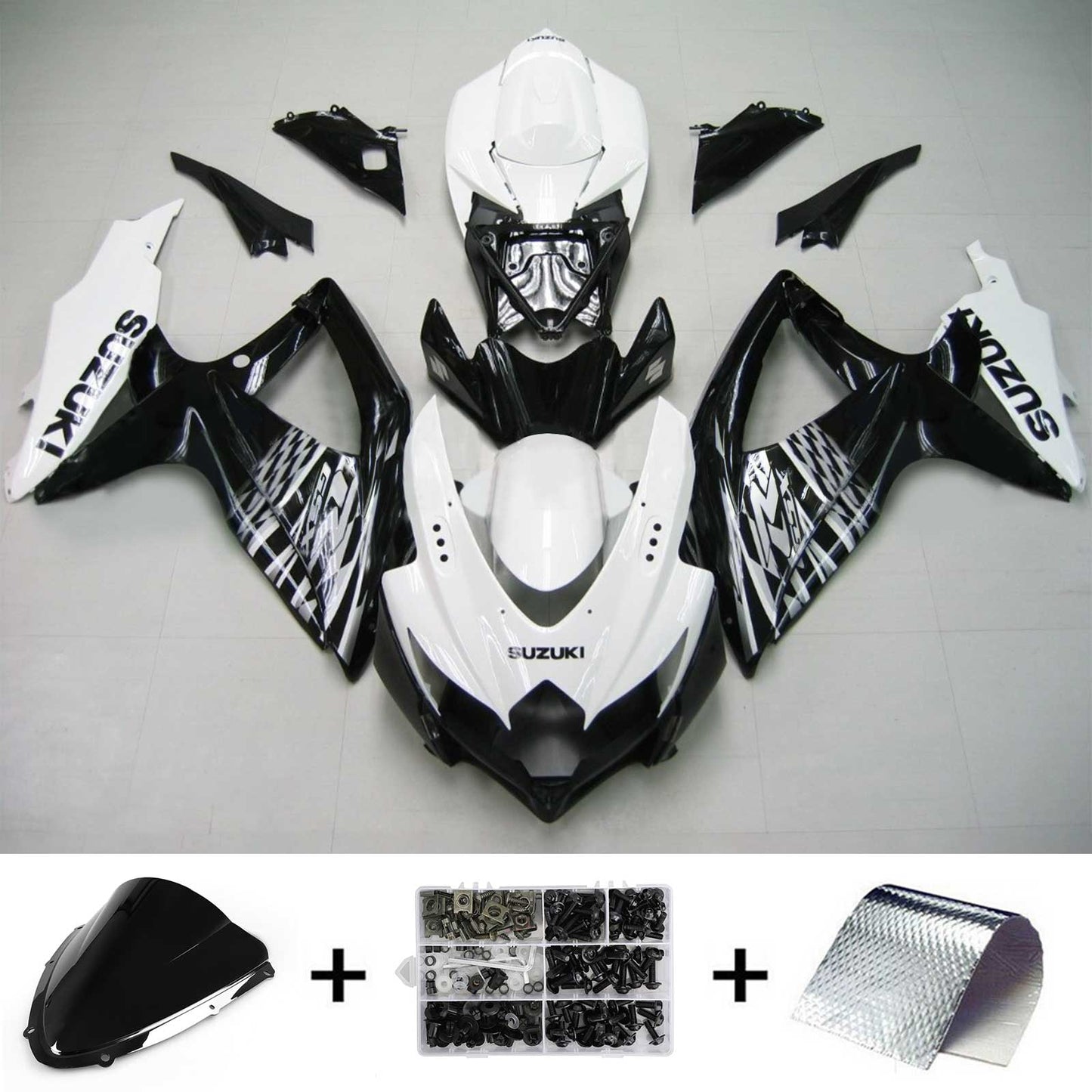 2008-2010 Suzuki GSXR 600/750 K8 Fairing Kit Bodywork Plastic ABS