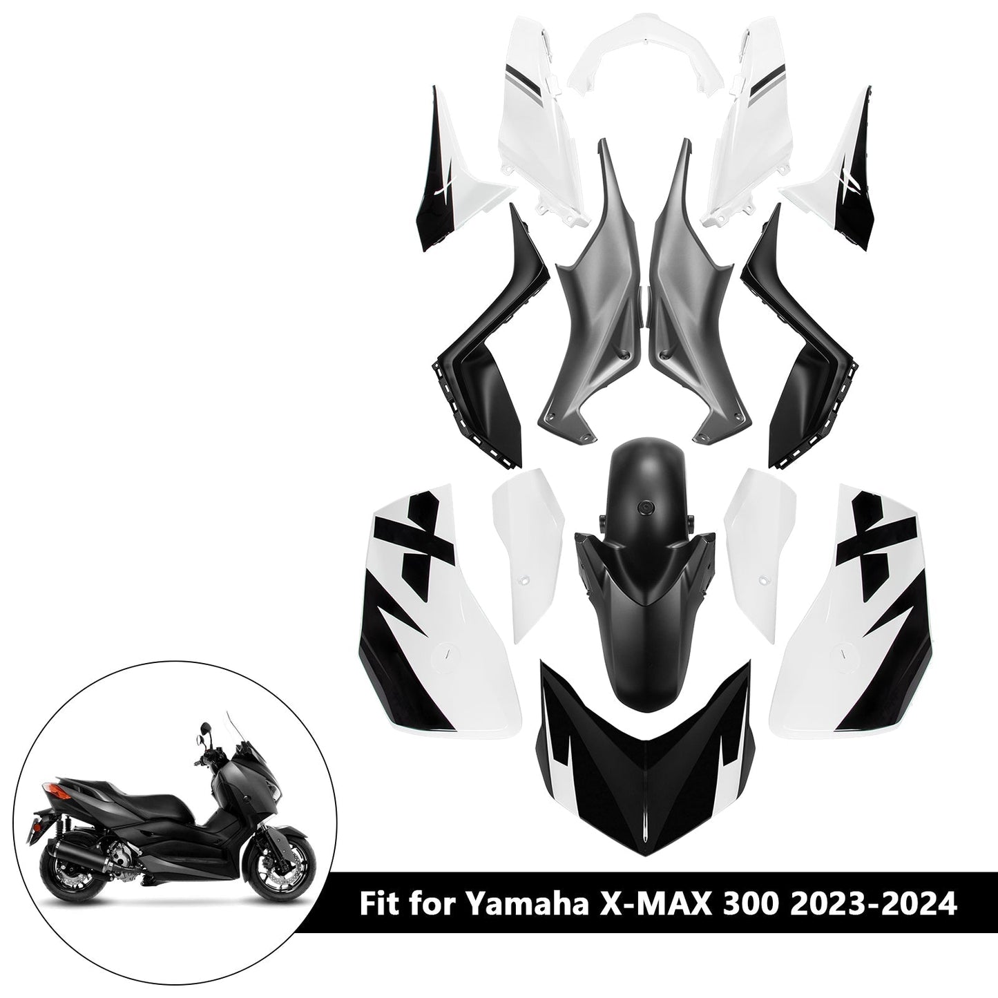 2023-2024 Yamaha X-MAX 300 XMAX Fairing Kit