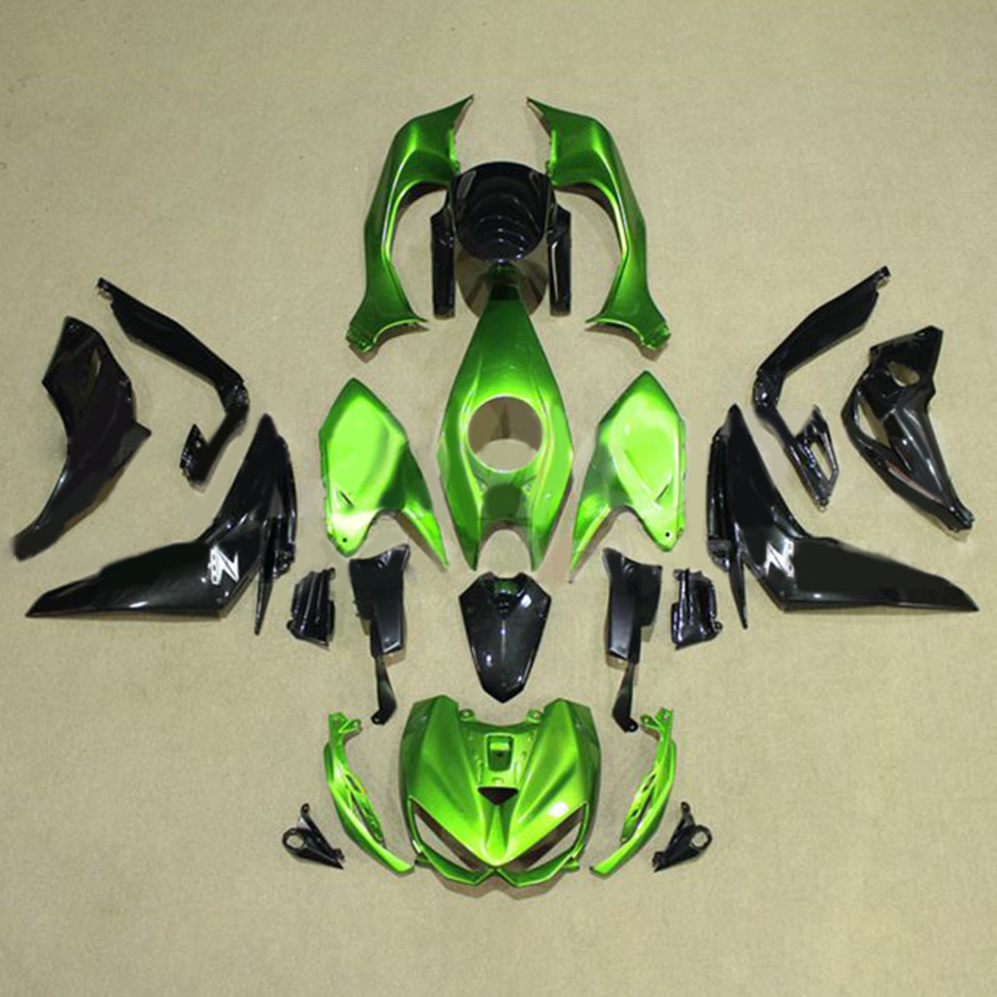 2014-2017 Kawasaki Z1000 Fairing Kit Bodywork Plastic ABS