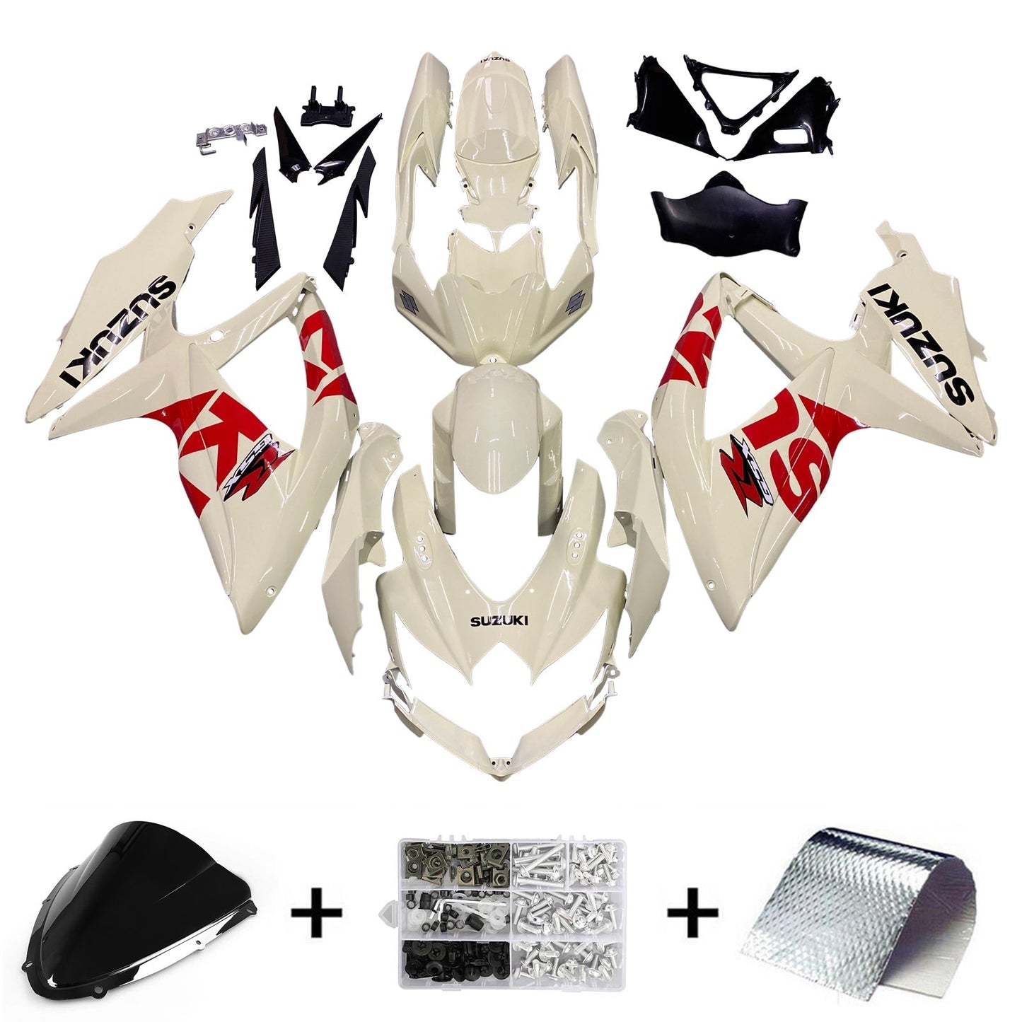 2008-2010 Suzuki GSXR 600/750 K8 Fairing Kit Bodywork Plastic ABS