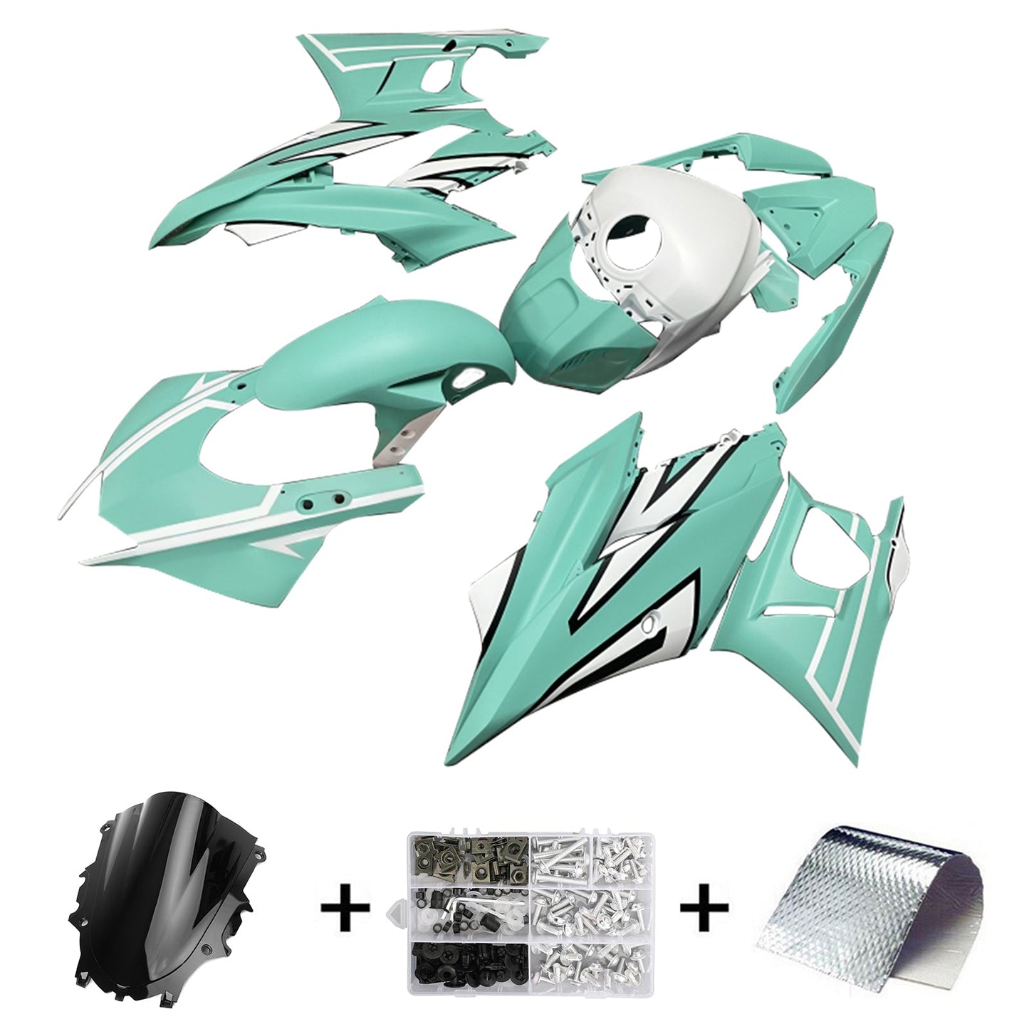 2022-2024 Yamaha YZF-R3 R25 Fairing Kit Bodywork Plastic ABS