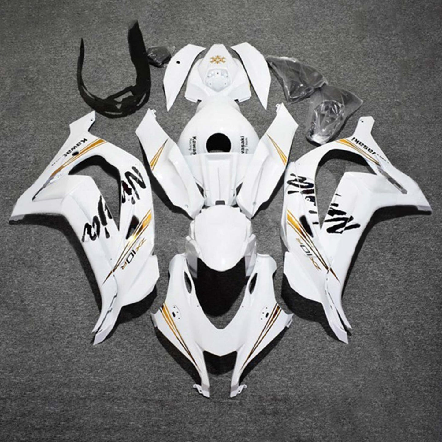 2016-2020 Kawasaki ZX10R Fairing Kit Bodywork Plastic ABS