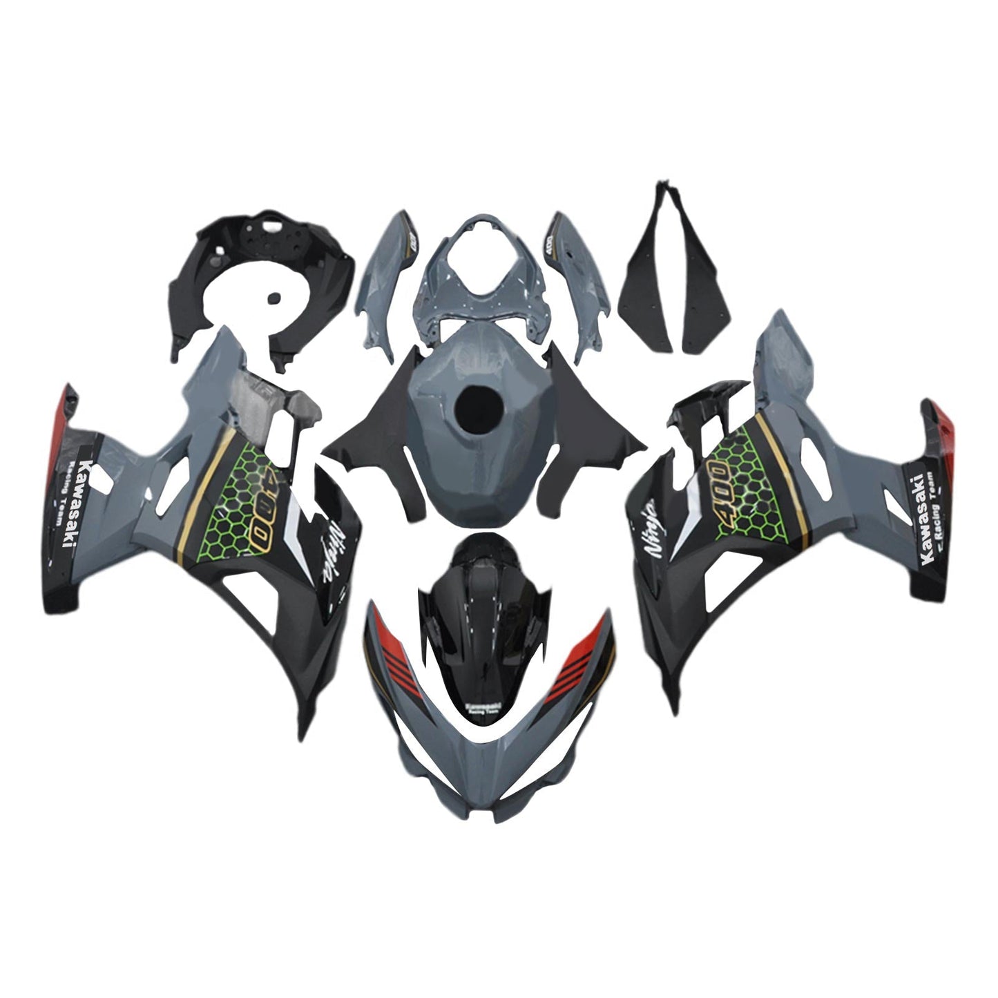 2018-2024 Kawasaki EX400 Ninja400 Fairing Kit Bodywork Plastic ABS