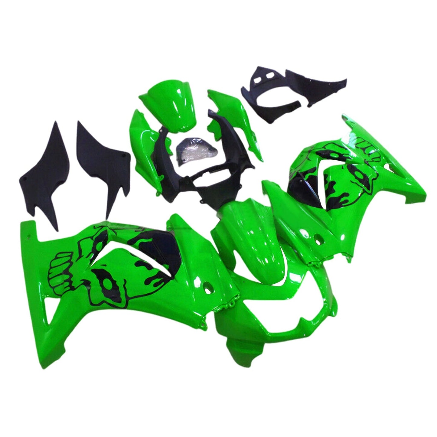 2008-2012 Kawasaki EX250 Ninja250R Fairing Kit Bodywork Plastic ABS