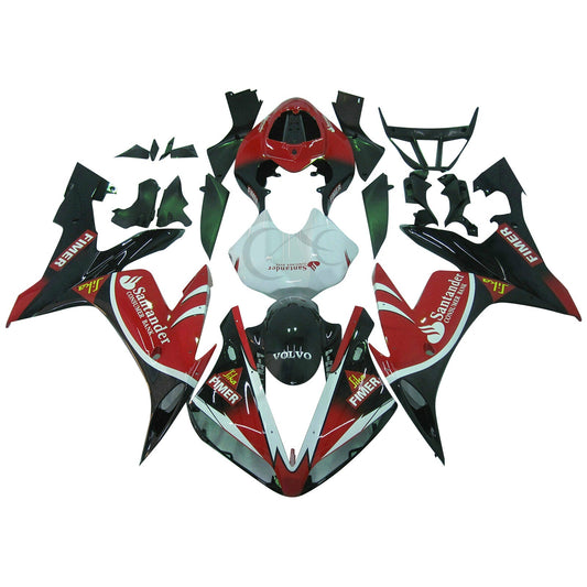 2004-2006 Fairing For YAMAHA YZF R1 YZF-R1 Red Black Generic