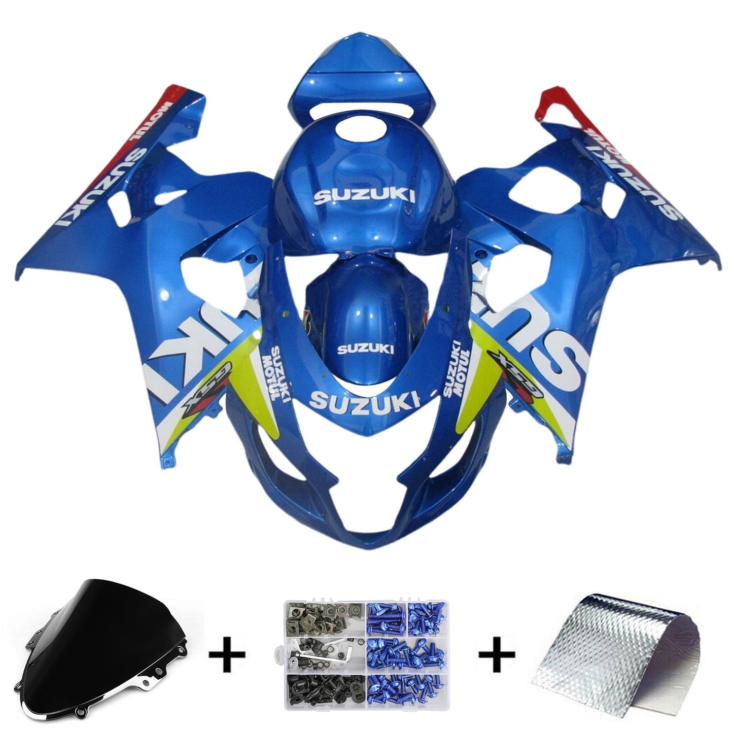 2004-2005 Suzuki GSXR 600/750 K4 Fairing Kit Bodywork Plastic ABS