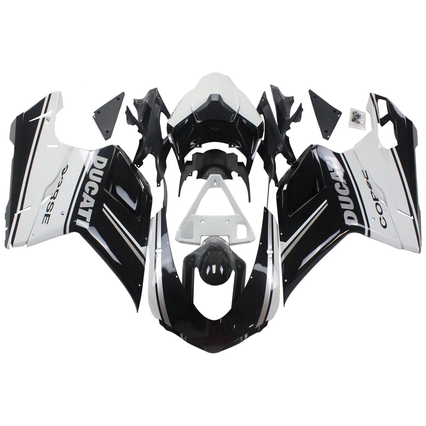 2007-2011 Ducati 1098 1198 848 Fairing Kit Bodywork ABS